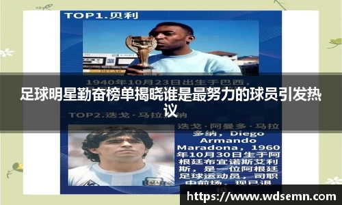 足球明星勤奋榜单揭晓谁是最努力的球员引发热议